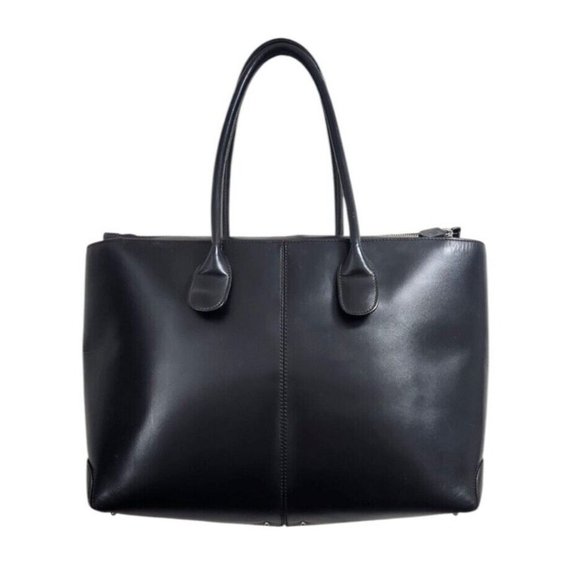 TOD'S Iconic Lady Di bag D-Bag tote shoulder dark brown leather classy - Picture 3 of 16